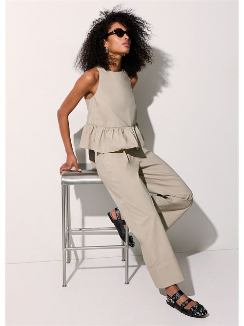 Pants woman grey LIU JO | WA6498T4853/61107